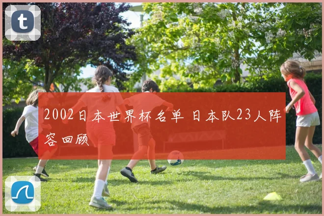 2002日本世界杯名单 日本队23人阵容回顾